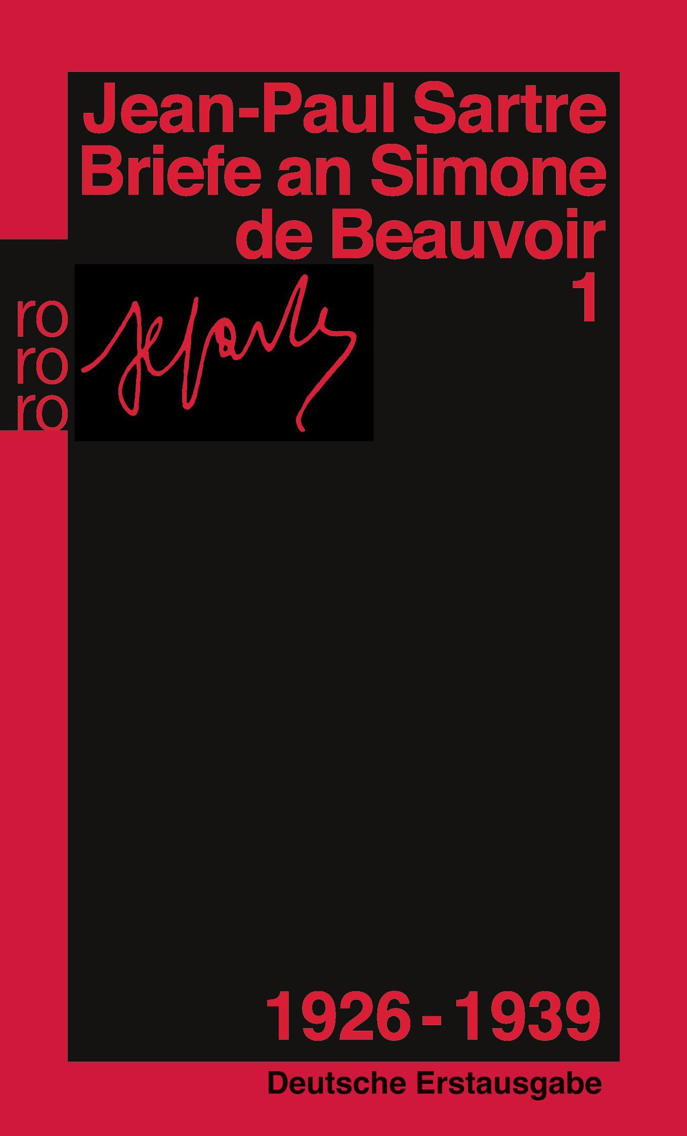 Cover: 9783499154249 | Briefe an Simone de Beauvoir | 1926 - 1939 | Jean-Paul Sartre | Buch