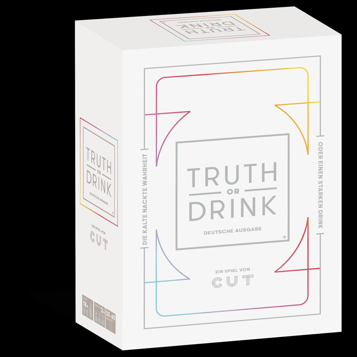 Cover: 4260071882998 | Truth or Drink | Cut | Spiel | Deutsch | 2023 | Huch &amp; Friends