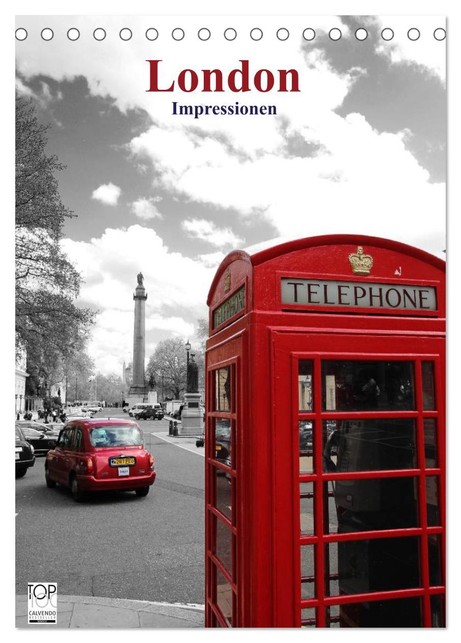 Cover: 9783457065518 | London - Impressionen (Tischkalender 2025 DIN A5 hoch), CALVENDO...