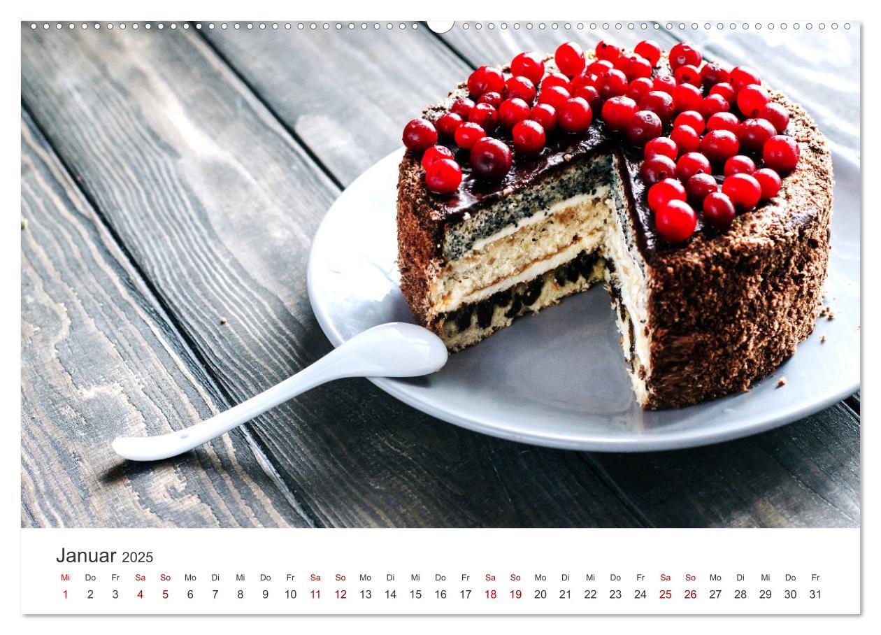 Bild: 9783383927911 | Köstliche Kuchen (Wandkalender 2025 DIN A2 quer), CALVENDO...