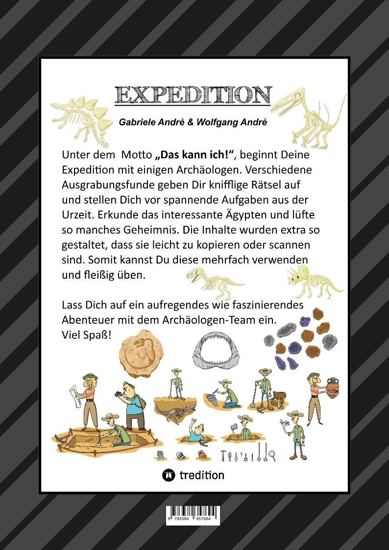 Rückseite: 9783384357694 | CRAFTBOOK - ARCHÄOLOGISCHE FUNDE - EXPEDITON - ÄGYPTEN - ANCH -...