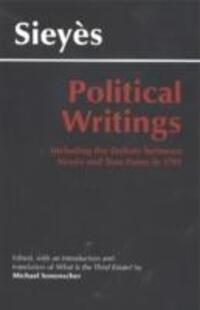 Cover: 9780872204300 | Sieyes: Political Writings | Emmanuel Sieys | Taschenbuch | Englisch