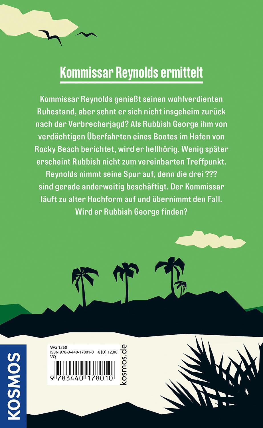 Rückseite: 9783440178010 | Rocky Beach Crimes. Eiskalter Rausch | Kommissar Reynolds ermittelt