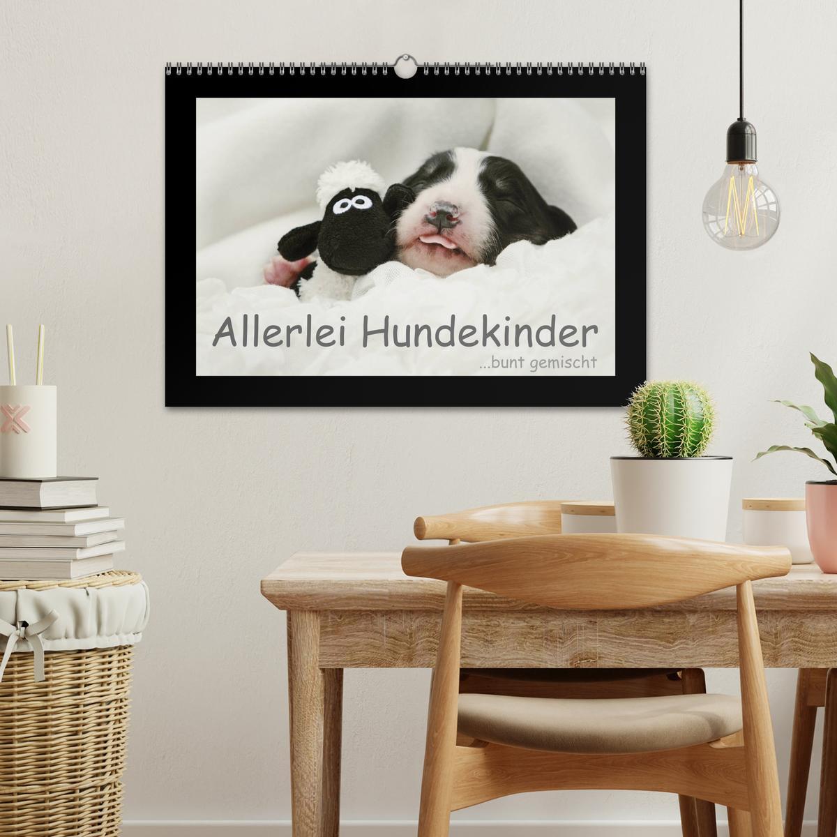 Bild: 9783435641055 | Allerlei Hundekinder (Wandkalender 2025 DIN A3 quer), CALVENDO...