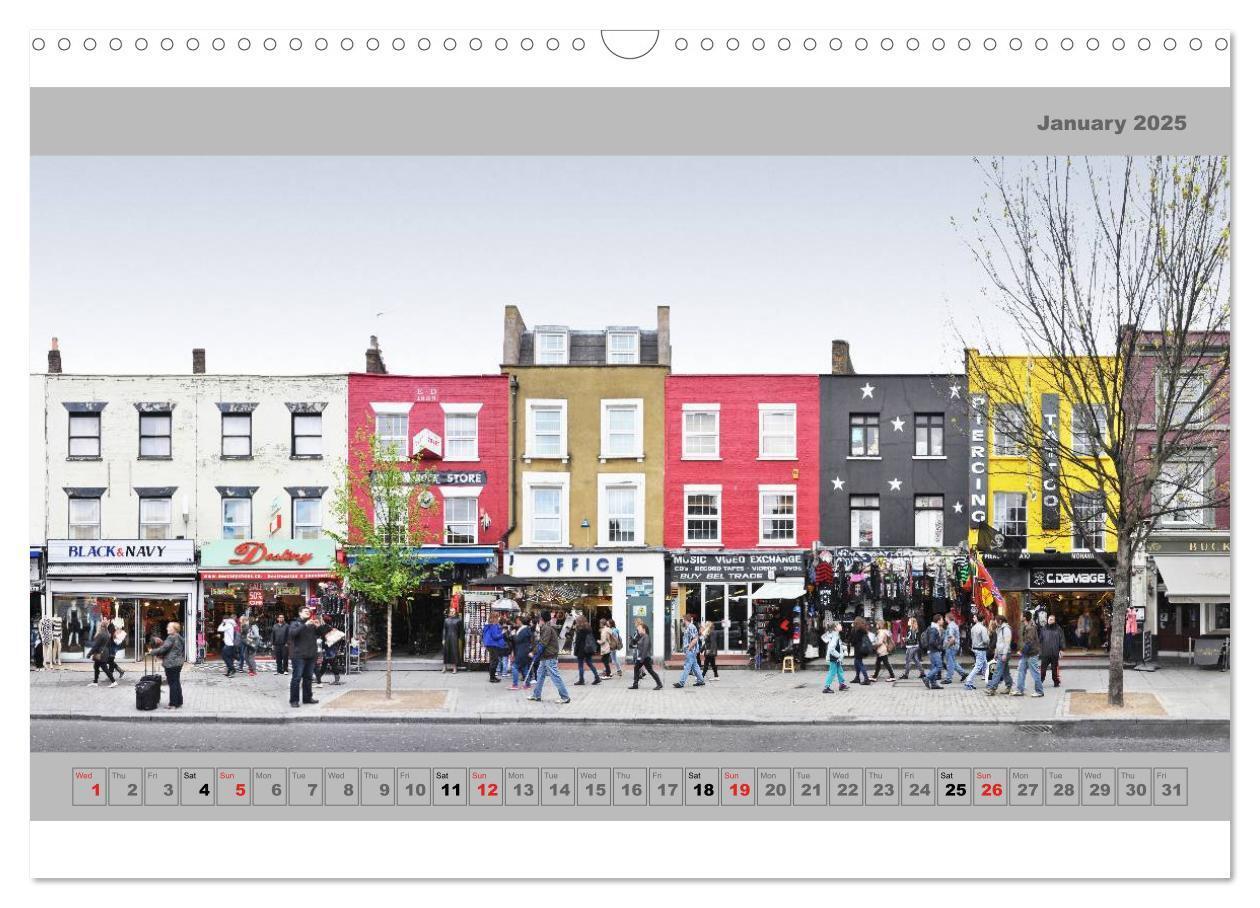 Bild: 9781325995875 | London Street Fronts 2025 / UK-Version (Wall Calendar 2025 DIN A3...