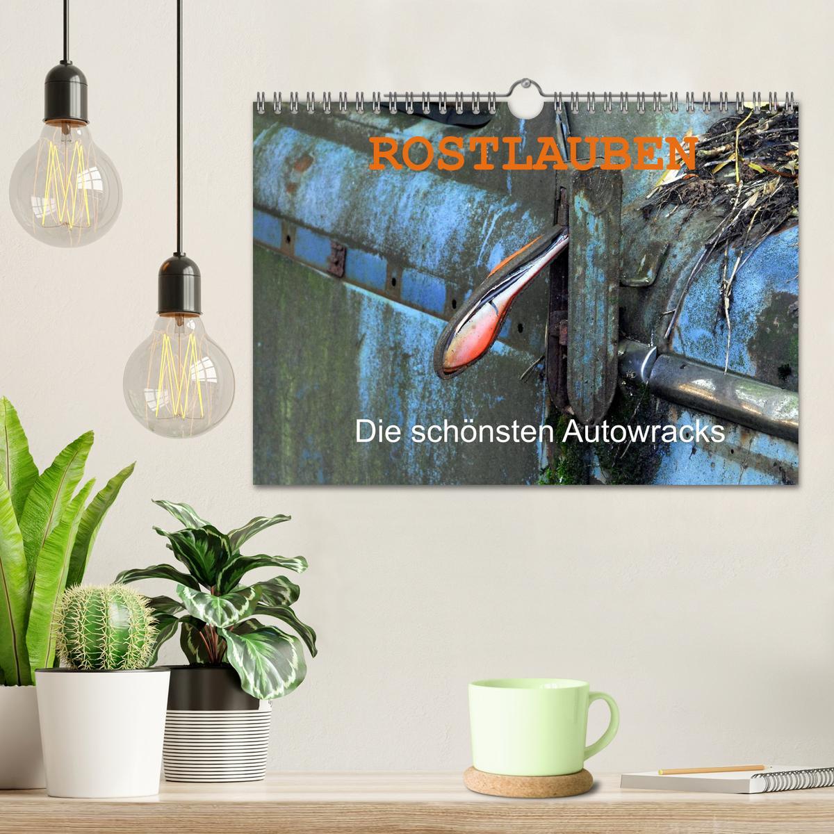 Bild: 9783435777204 | ROSTLAUBEN Die schönsten Autowracks (Wandkalender 2025 DIN A4...