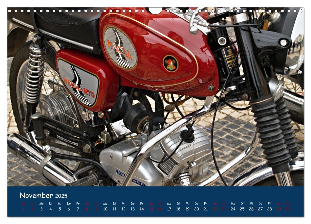 Bild: 9783435010745 | Vintage Mopeds (Wandkalender 2025 DIN A3 quer), CALVENDO...