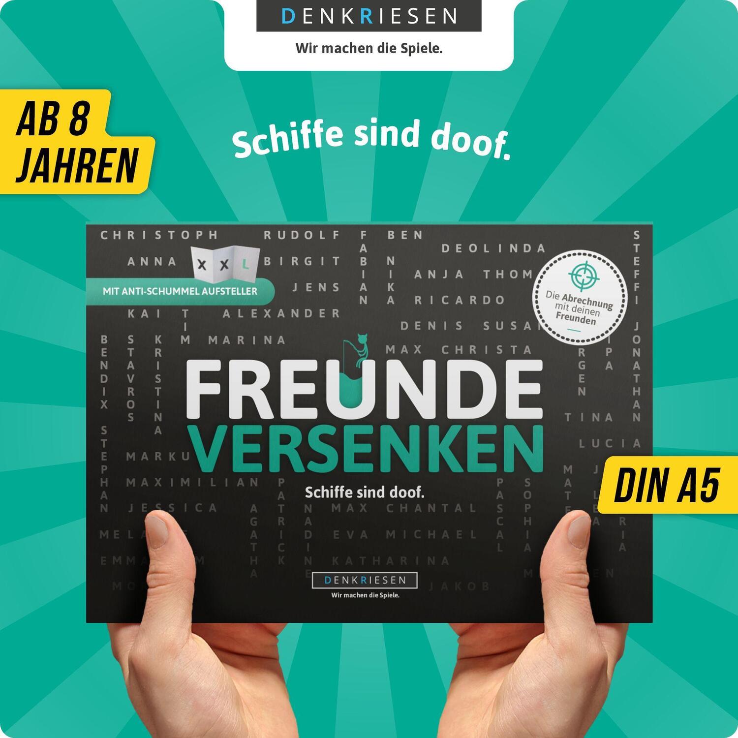 Bild: 4260528090297 | FREUNDE VERSENKEN® - "Schiffe sind doof" - Schiffe versenken neu...