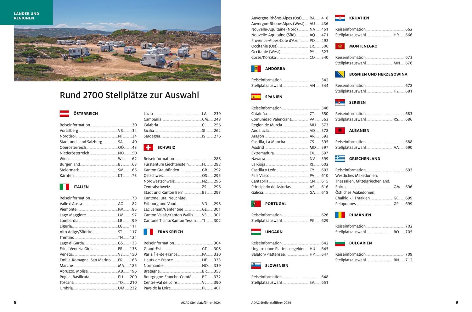 Bild: 9783986450885 | ADAC Stellplatzführer 2024 Deutschland und Europa | Taschenbuch | 2024