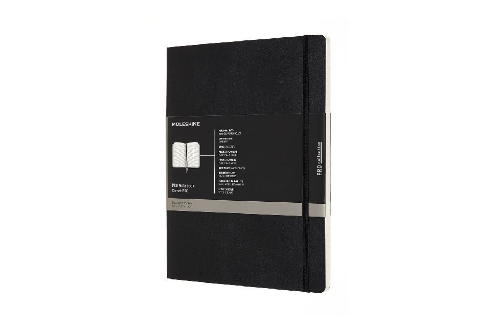 Cover: 8058647620831 | Moleskine Professionelles Notizbuch XL, Soft Cover, Schwarz | 240 S.