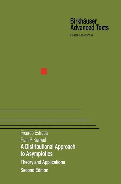 Cover: 9781461264101 | A Distributional Approach to Asymptotics | Theory and Applications