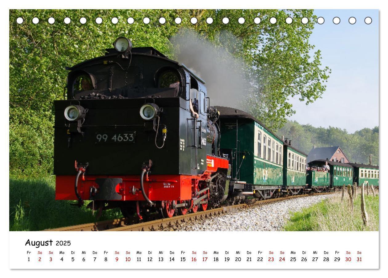 Bild: 9783383930980 | Rügens "rasender Roland" (Tischkalender 2025 DIN A5 quer), CALVENDO...