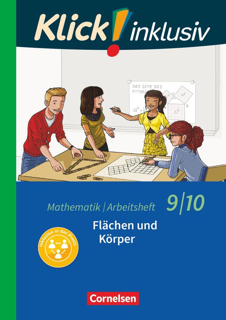 Cover: 9783060021307 | Klick! inklusiv 9./10. Schuljahr - Arbeitsheft 5 - Flächen und Körper