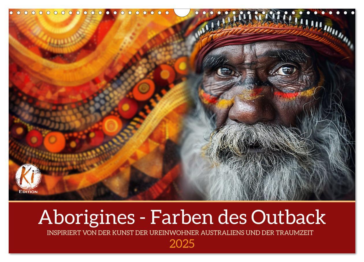 Cover: 9783383819155 | Aborigines - Farben des Outback (Wandkalender 2025 DIN A3 quer),...