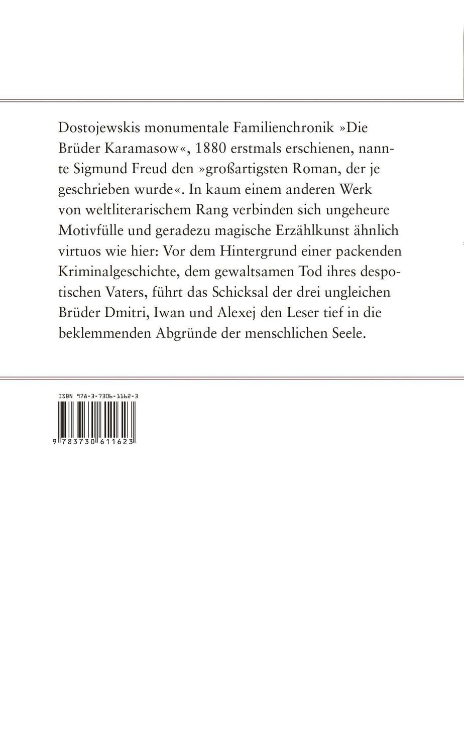 Bild: 9783730611623 | Die Brüder Karamasow | Fjodor M. Dostojewski | Buch | 1264 S. | 2022