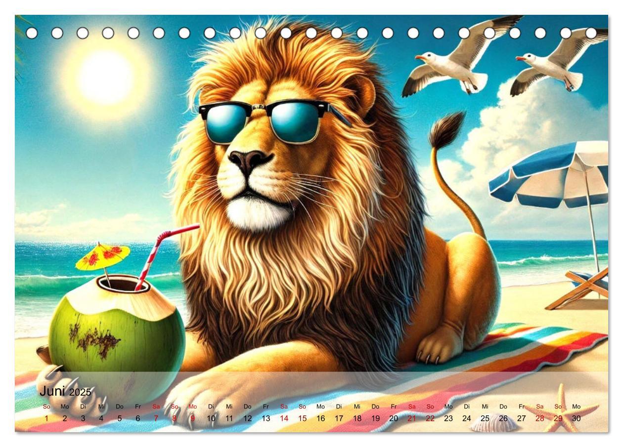 Bild: 9783457226070 | Tierische Illusionen - Humorvolle Tierfantasien (Tischkalender 2025...