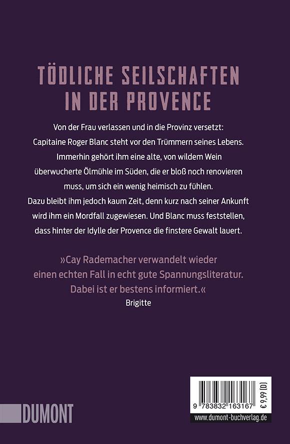 Rückseite: 9783832163167 | Mörderischer Mistral | Ein Provence-Krimi mit Capitaine Roger Blanc