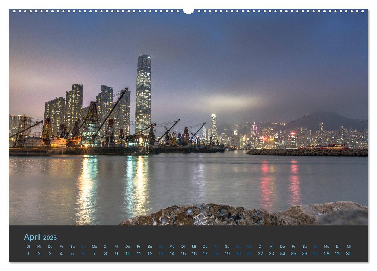 Bild: 9783435386468 | Hong Kong - Skylines (Wandkalender 2025 DIN A2 quer), CALVENDO...