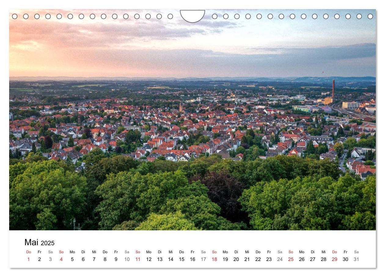 Bild: 9783435451968 | BIELEFELD aus der Vogelperspektive (Wandkalender 2025 DIN A4 quer),...