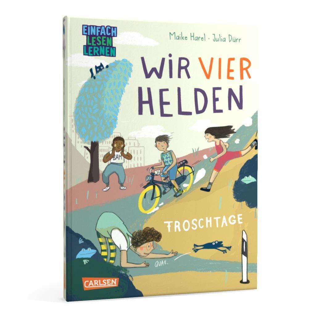 Bild: 9783551690937 | Wir vier Helden: Froschtage | Maike Harel | Buch | Wir vier Helden