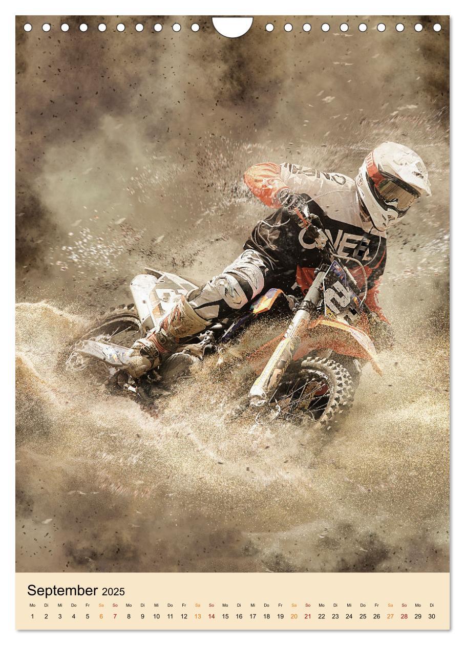 Bild: 9783435891276 | Motocross - Sport der Extreme (Wandkalender 2025 DIN A4 hoch),...