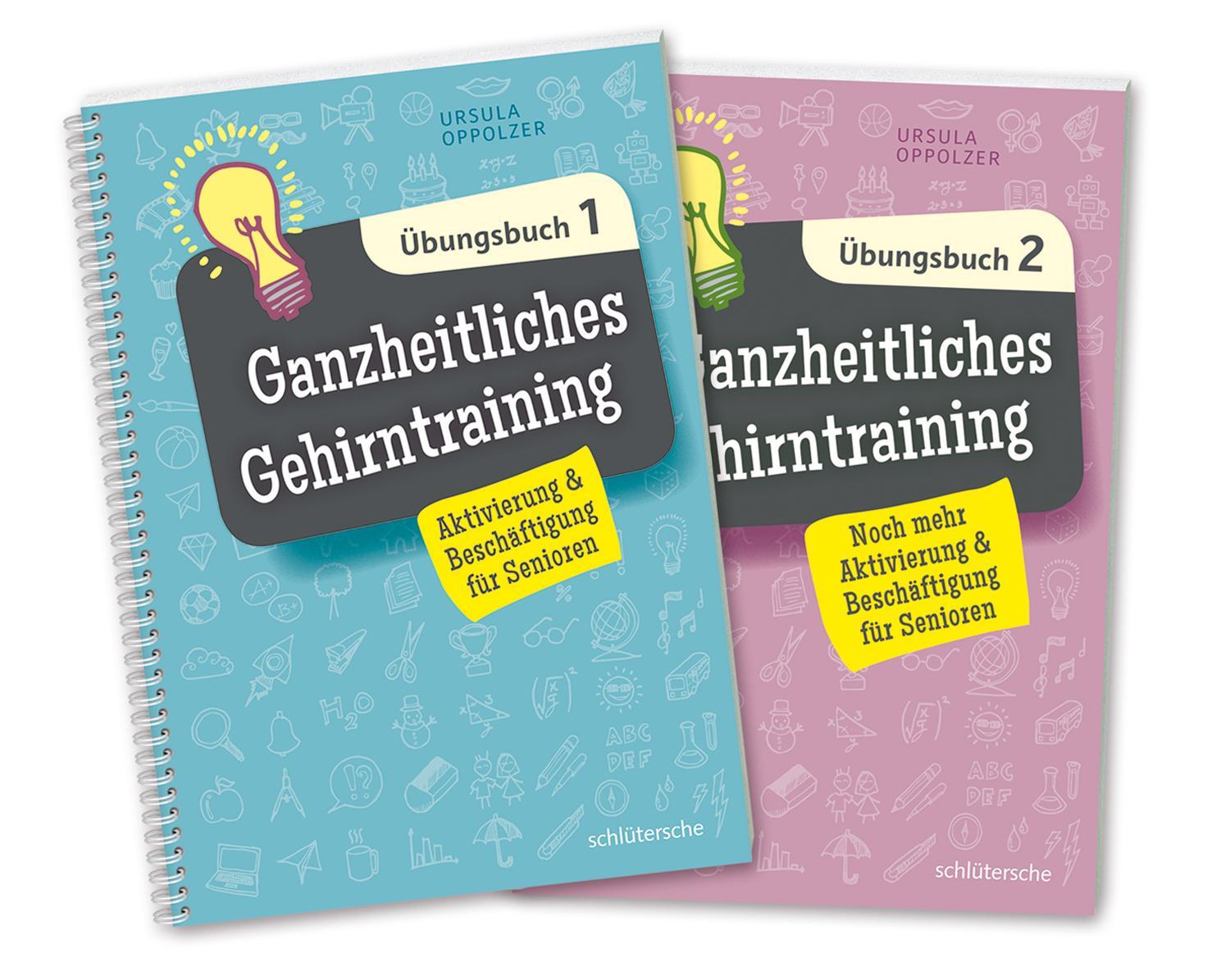 Cover: 9783899939620 | Ganzheitliches Gehirntraining Übungsbücher 1+2 im Set | Oppolzer