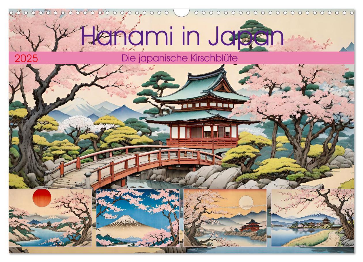 Cover: 9783383824982 | Hanami in Japan (Wandkalender 2025 DIN A3 quer), CALVENDO...