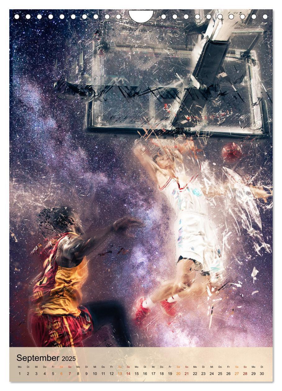 Bild: 9783435929818 | Basketball spektakulär (Wandkalender 2025 DIN A4 hoch), CALVENDO...