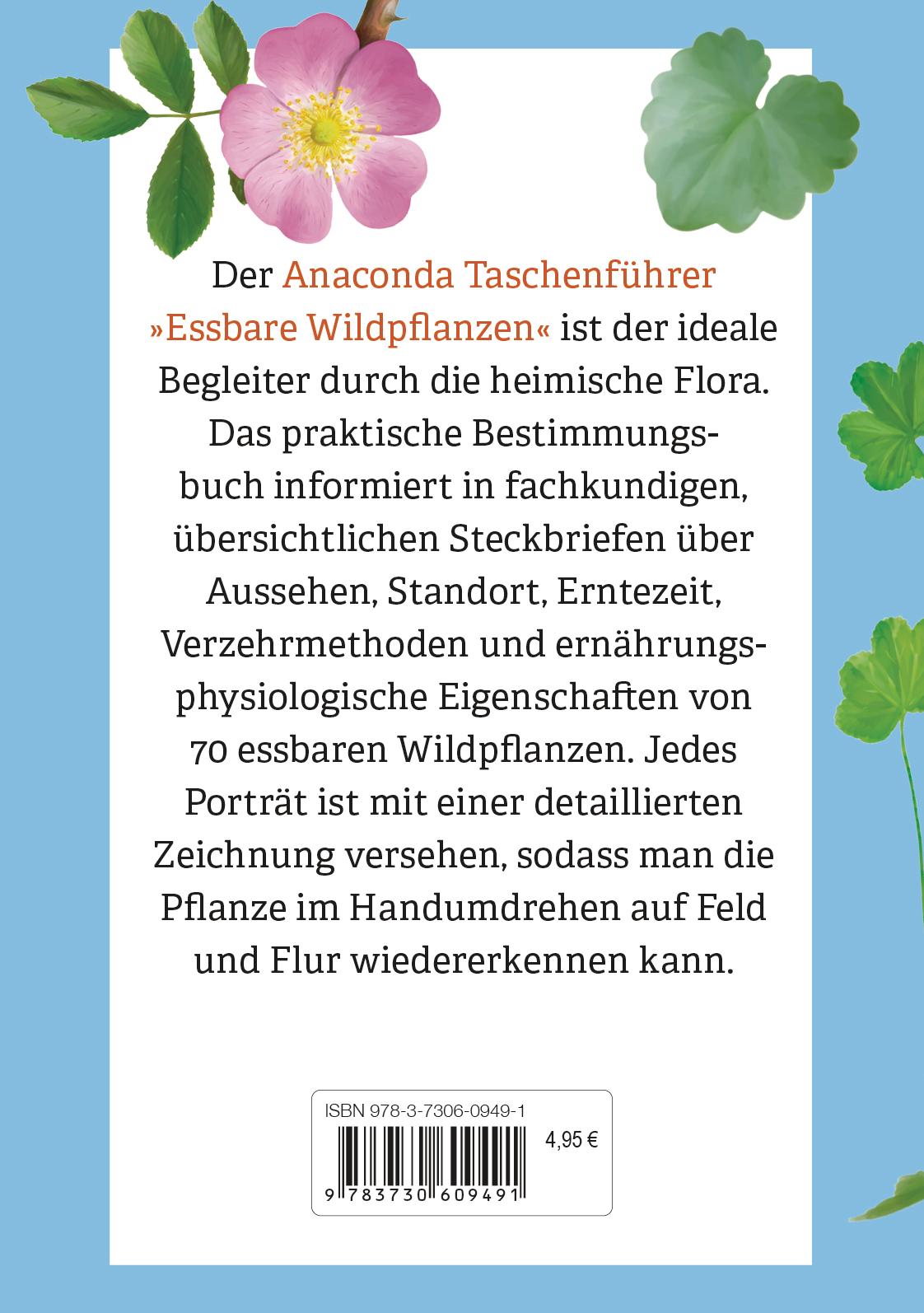 Bild: 9783730609491 | Anaconda Taschenführer Essbare Wildpflanzen. 70 Arten bestimmen und...