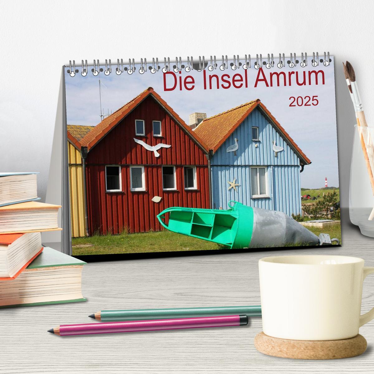 Bild: 9783435785735 | Die Insel Amrum (Tischkalender 2025 DIN A5 quer), CALVENDO...