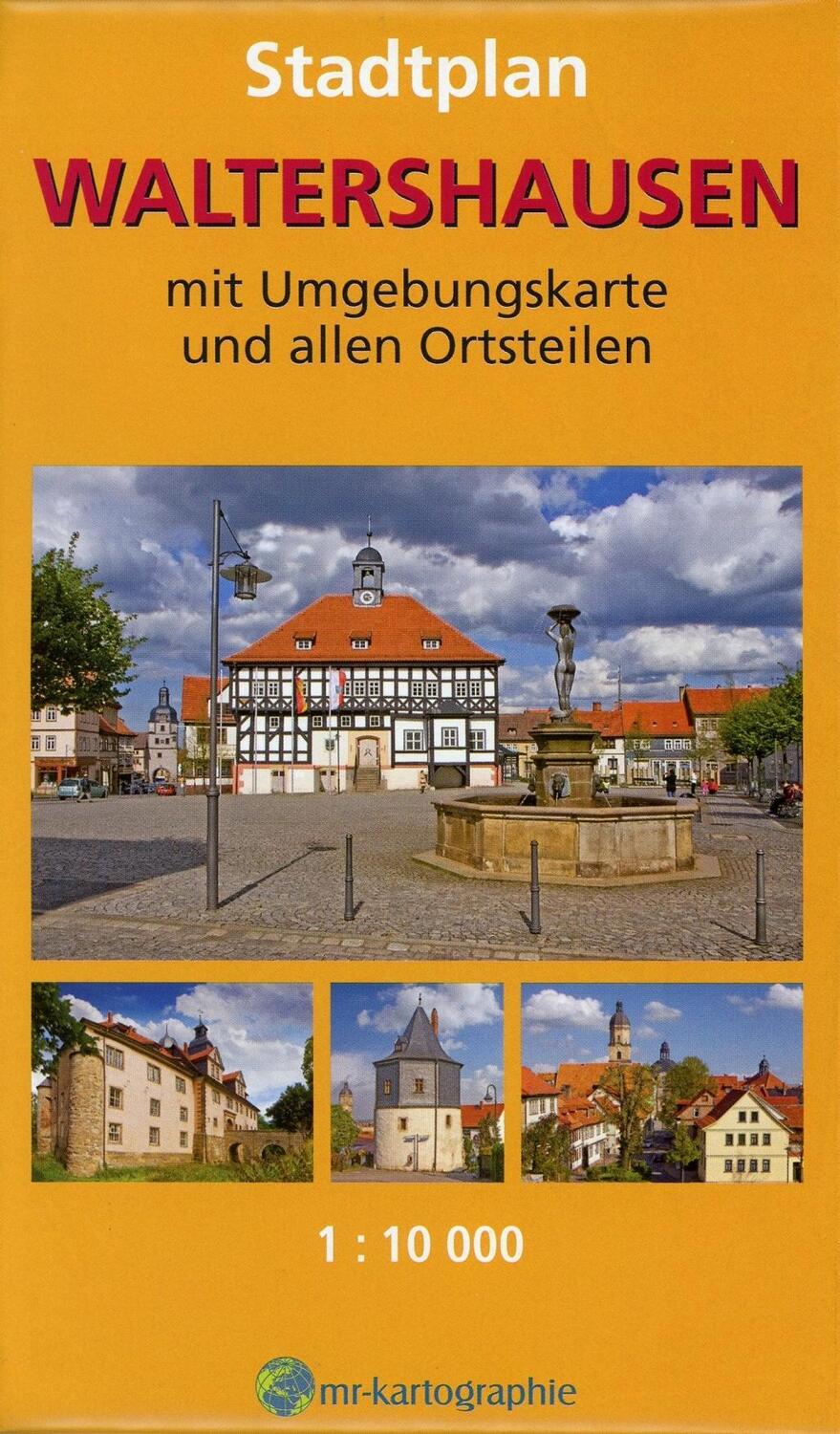 Cover: 9783866369085 | Stadtplan Waltershausen | (Land-)Karte | Karte (gefaltet) - GFZ | 2013