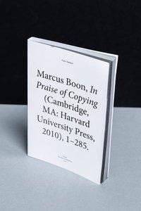 Cover: 9783957634351 | Thalmair, F: Marcus Boon, In Praise of Copying (Cambridge, M | Buch