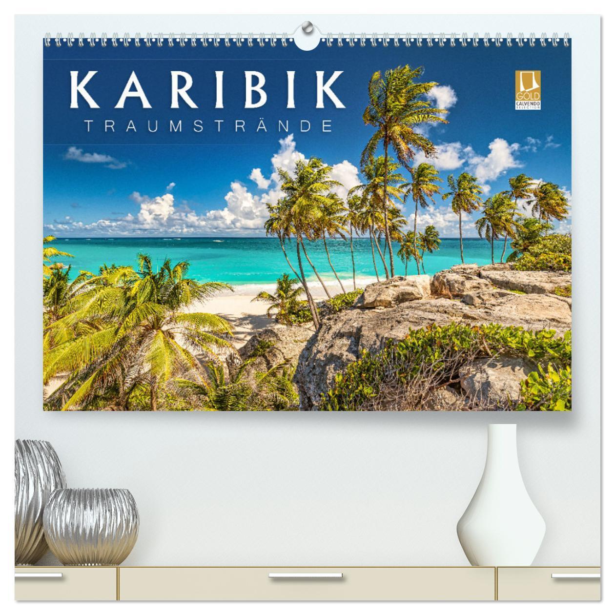 Cover: 9783435077267 | Karibik - Traumstrände (hochwertiger Premium Wandkalender 2025 DIN...