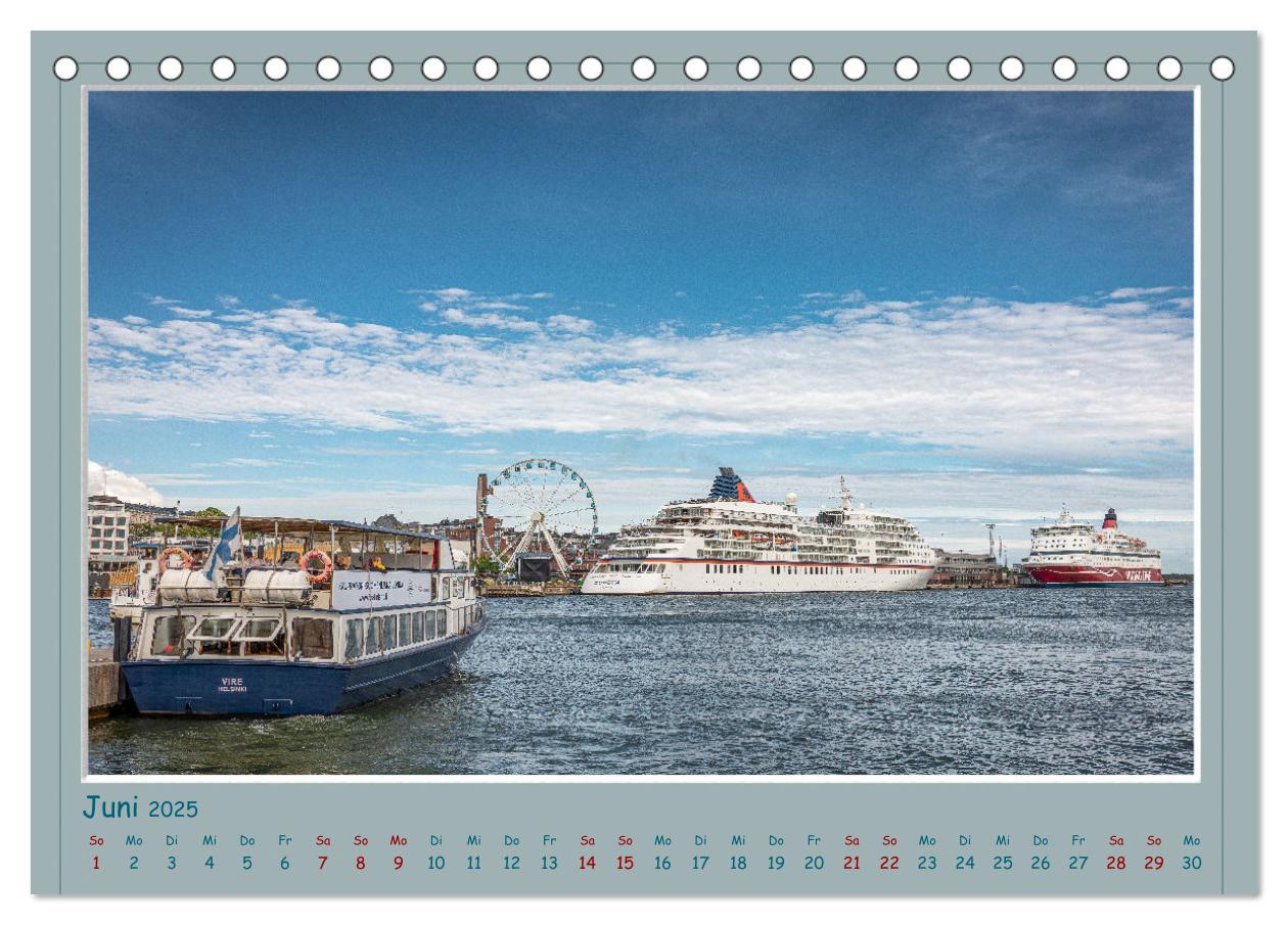 Bild: 9783383944734 | HELSINKI CITY (Tischkalender 2025 DIN A5 quer), CALVENDO...