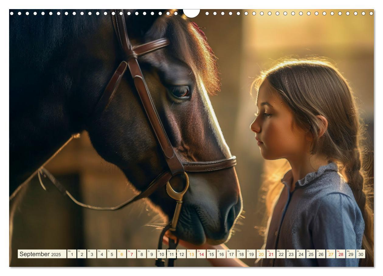 Bild: 9783383909122 | Mein Pferd - mein Traum (Wandkalender 2025 DIN A3 quer), CALVENDO...