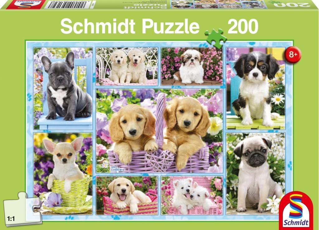 Cover: 4001504561628 | Welpen. Puzzle 200 Teile | Spiel | 56162 | Deutsch | 2016 | Schmidt