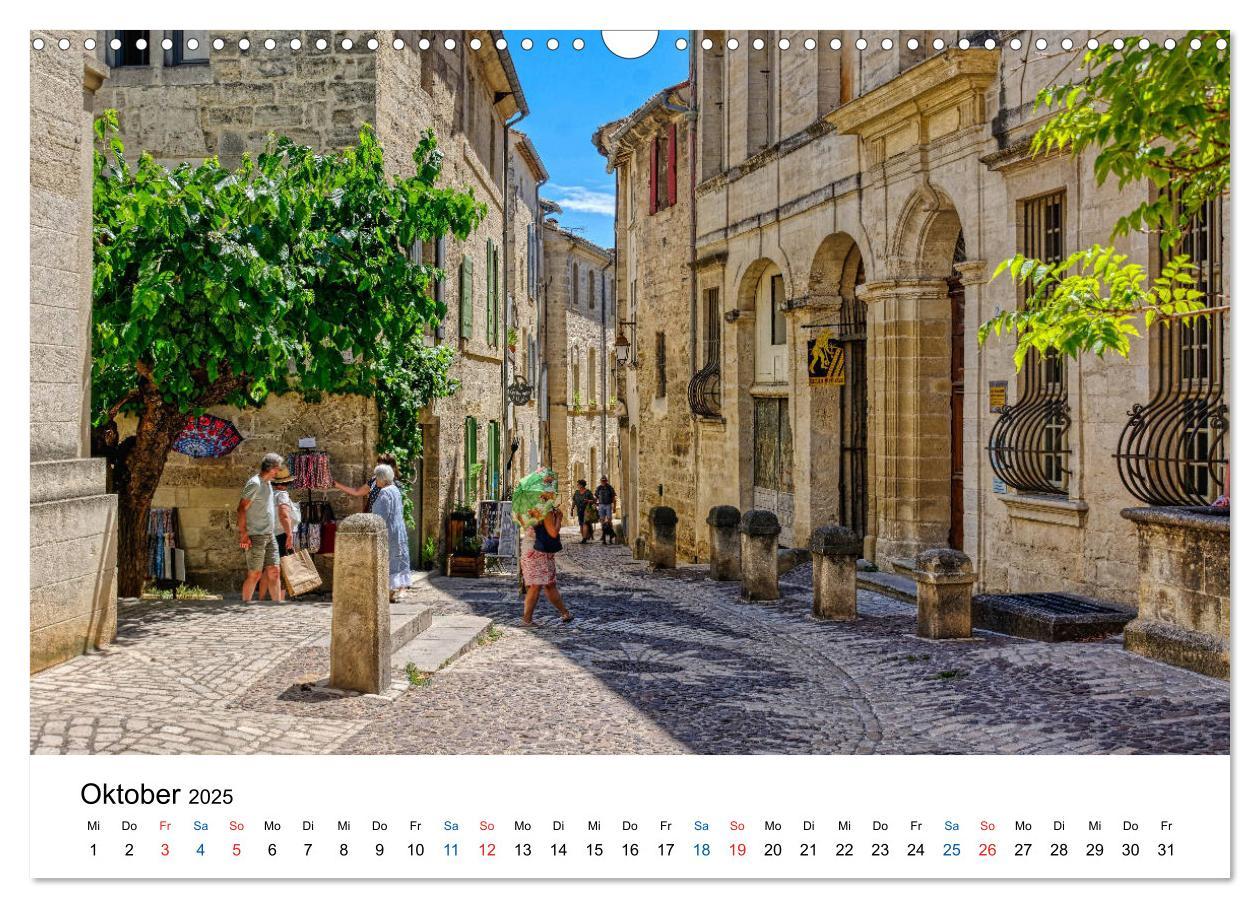 Bild: 9783435162413 | Uzés - Charmante Kleinstadt im Gard (Wandkalender 2025 DIN A3...