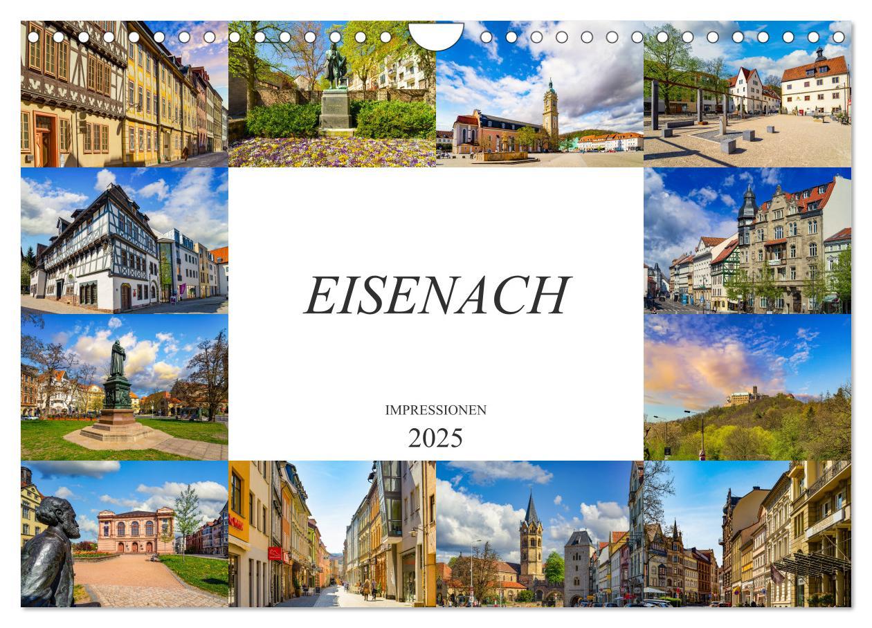 Cover: 9783435238101 | Eisenach Impressionen (Wandkalender 2025 DIN A4 quer), CALVENDO...