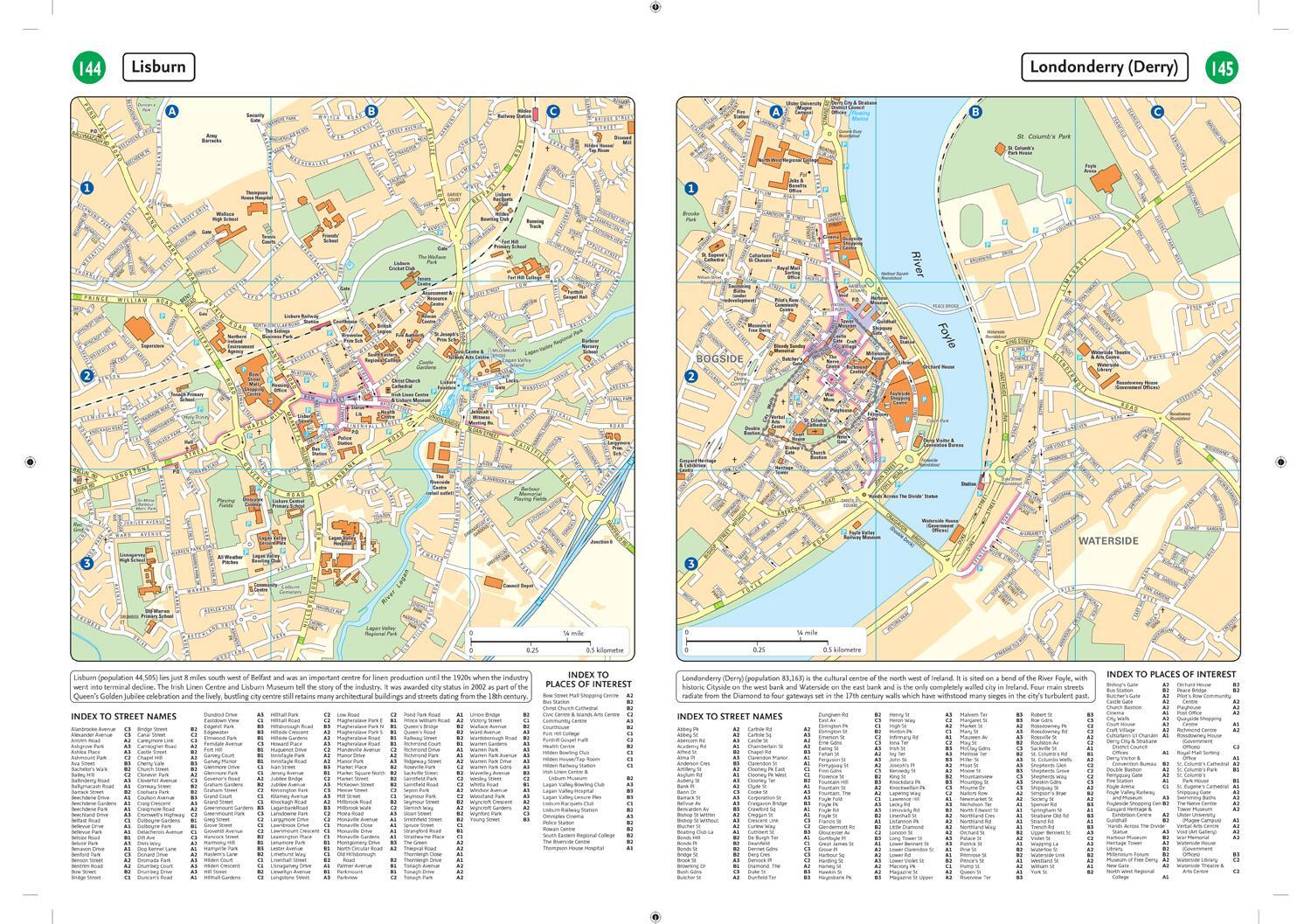 Bild: 9780008412814 | Comprehensive Road Atlas Ireland | Collins Maps | Taschenbuch | 2023