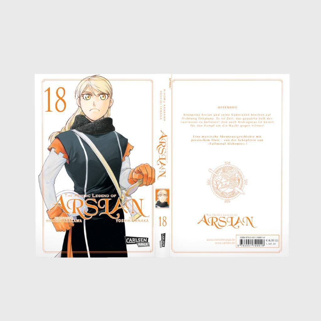 Bild: 9783551749918 | The Heroic Legend of Arslan 18 | Hiromu Arakawa (u. a.) | Taschenbuch