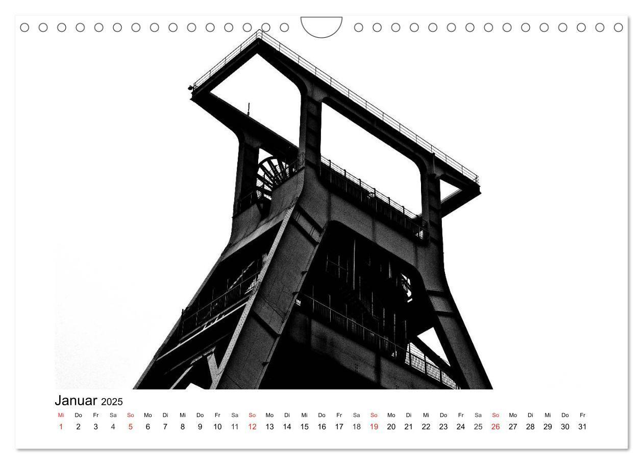 Bild: 9783435479290 | Bochum Black and White (Wandkalender 2025 DIN A4 quer), CALVENDO...