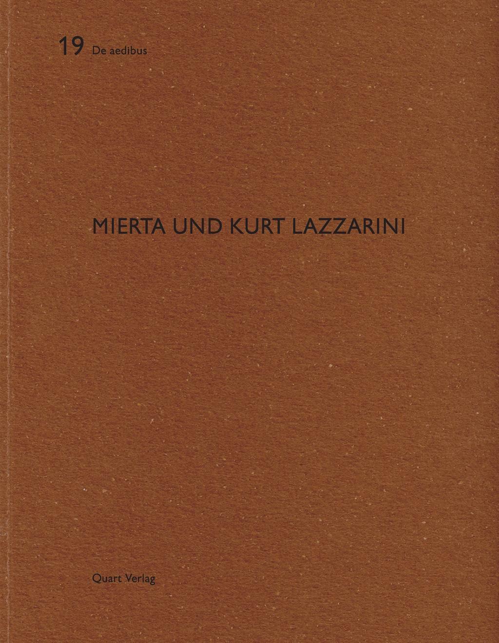 Cover: 9783907631812 | Mierta und Kurt Lazzarini | Dtsch.-Engl. | Heinz Wirz | Taschenbuch