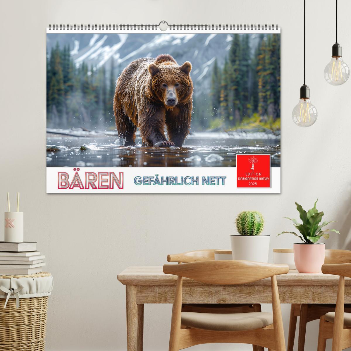 Bild: 9783457170458 | Bären - gefährlich nett (Wandkalender 2025 DIN A2 quer), CALVENDO...