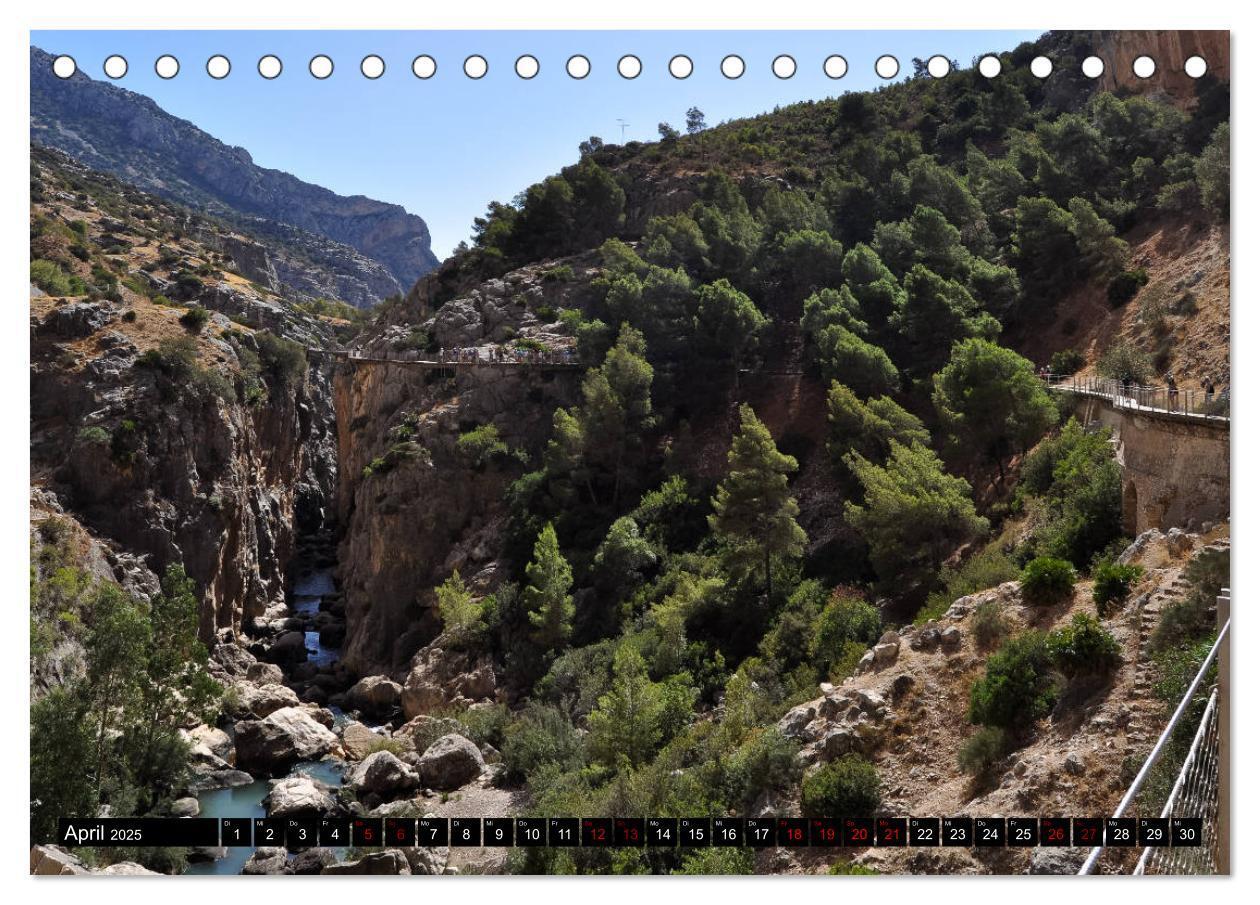 Bild: 9783435404520 | El Caminito del Rey (Tischkalender 2025 DIN A5 quer), CALVENDO...