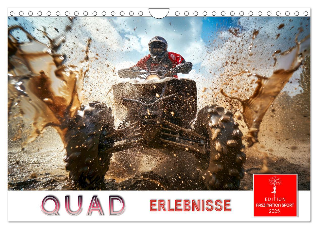 Cover: 9783457146651 | Quad Erlebnisse (Wandkalender 2025 DIN A4 quer), CALVENDO...