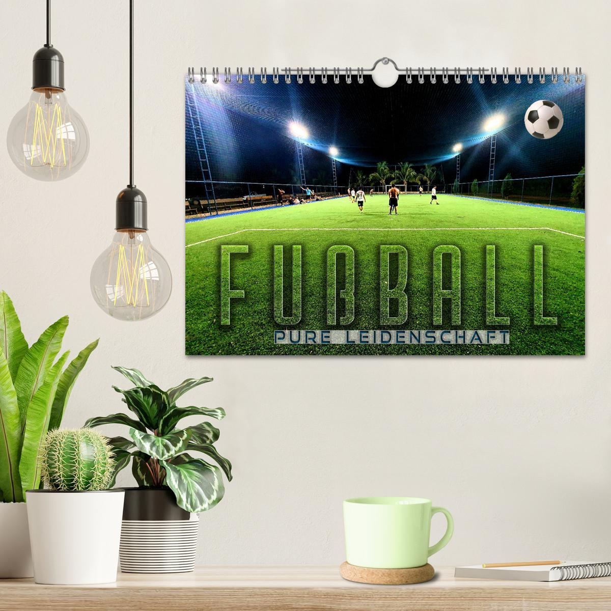 Bild: 9783383934742 | Fußball - pure Leidenschaft (Wandkalender 2025 DIN A4 quer),...