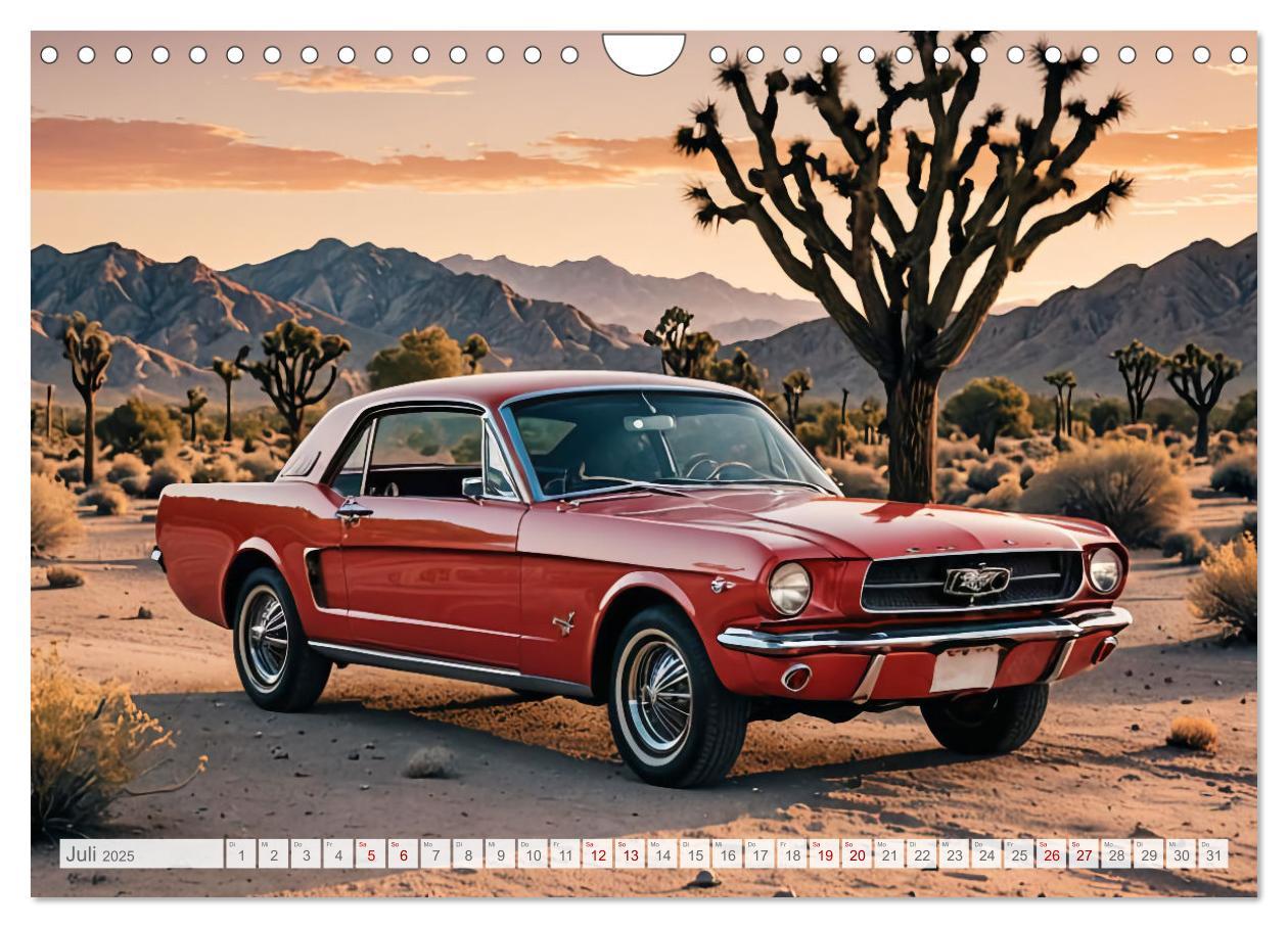 Bild: 9783457137598 | Virtual Classic Cars (Wandkalender 2025 DIN A4 quer), CALVENDO...