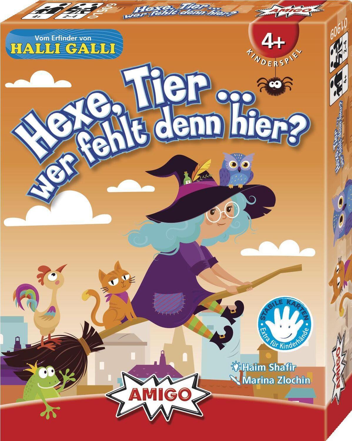 Bild: 4007396019094 | Hexe, Tier ... wer fehlt denn hier? | AMIGO - Kinderspiel | Shafir