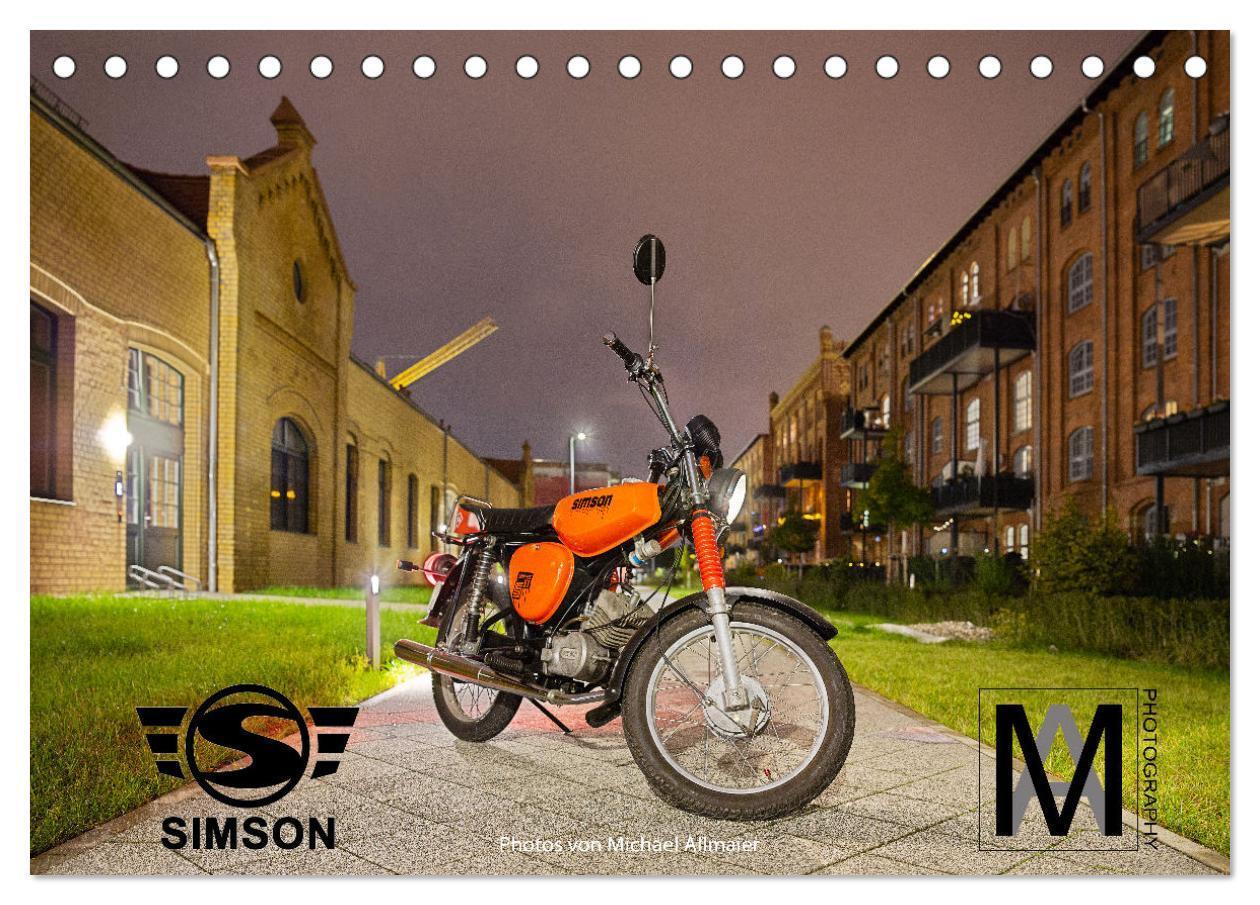 Cover: 9783435001842 | Simson S51c (Tischkalender 2025 DIN A5 quer), CALVENDO Monatskalender