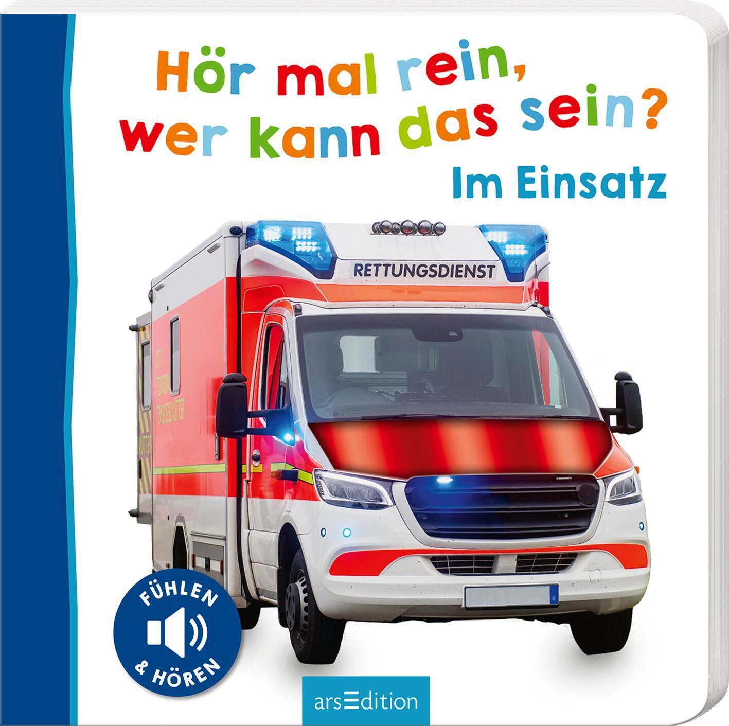 Cover: 9783845853574 | Hör mal rein, wer kann das sein? - Im Einsatz | Fühlen und hören